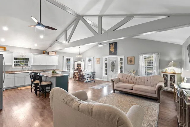 a view of an ocean and beach