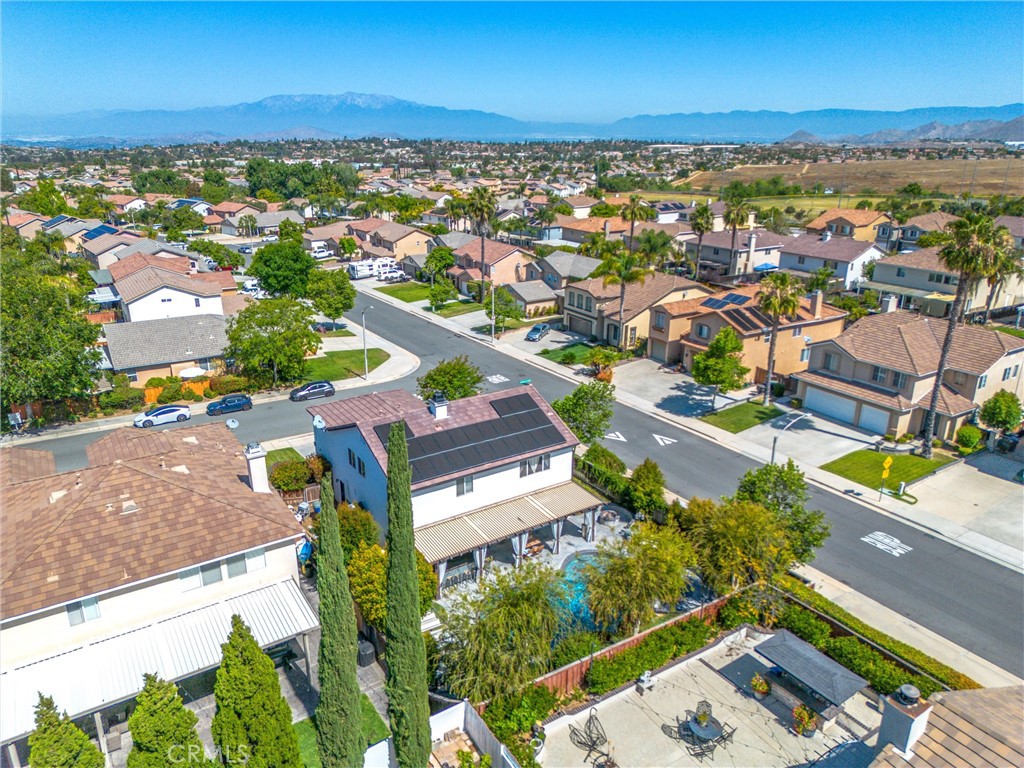 8402 Lindenhurst Street Riverside, CA 92508 - Photo 53 of 60 an aerial view of residential houses with outdoor space