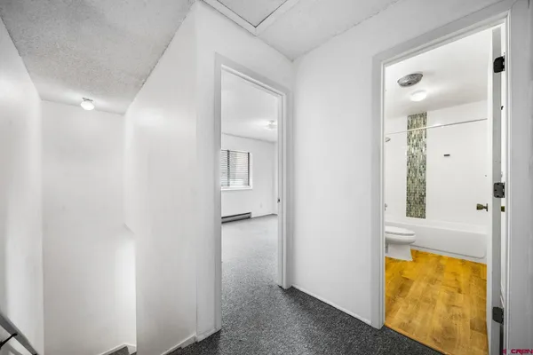 an aerial view of a city with lots of residential buildings