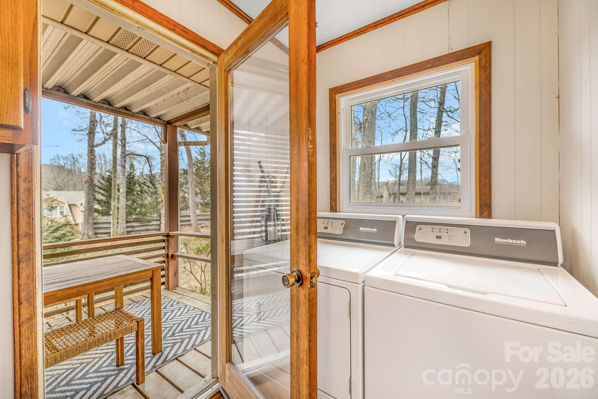 96 Oak Hill Road Candler, NC 28715 - Photo 24 of 41 a utility room with dryer and washer