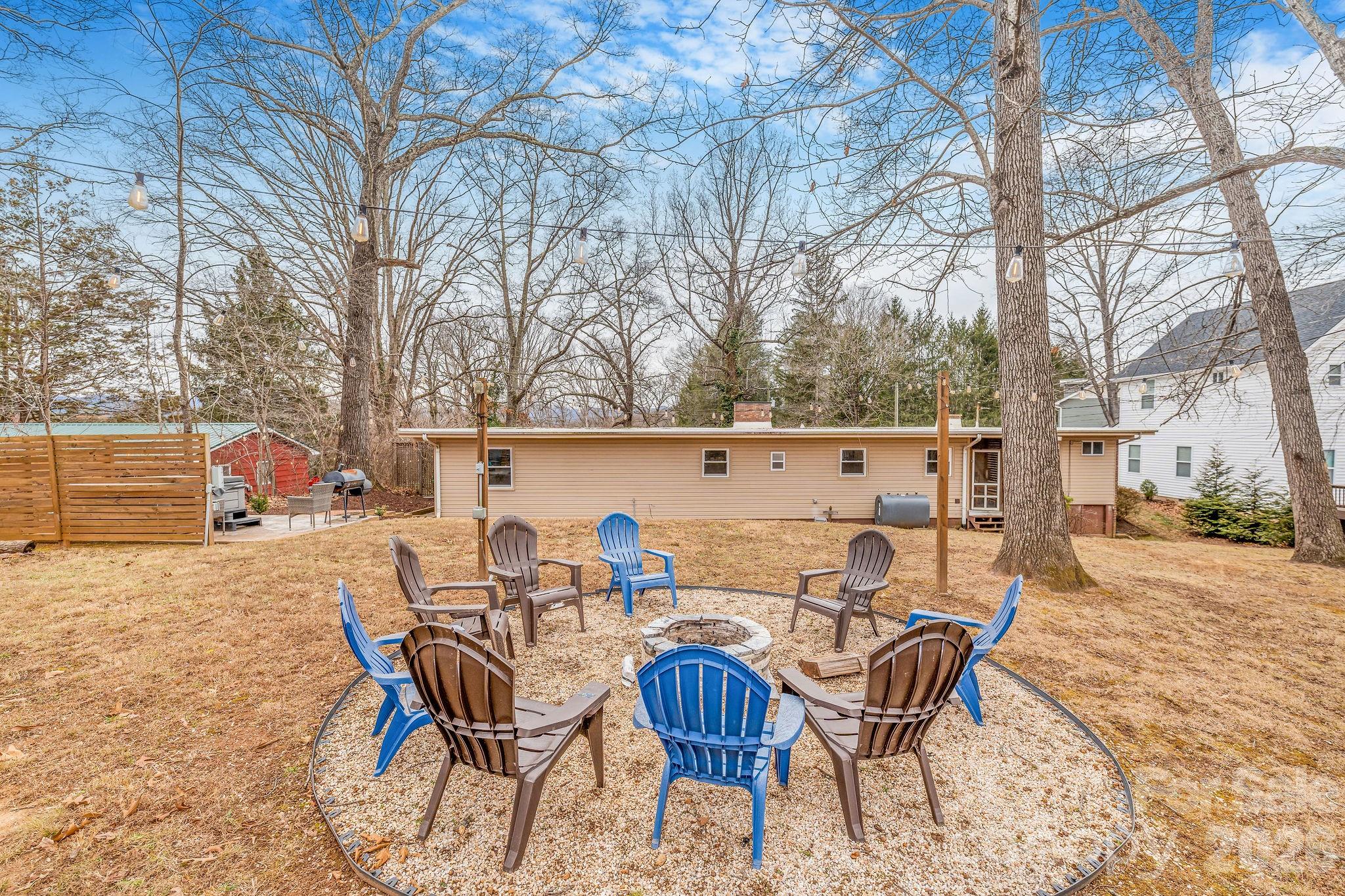 96 Oak Hill Road Candler, NC 28715 - Photo 32 of 41 a view of a patio with a yard