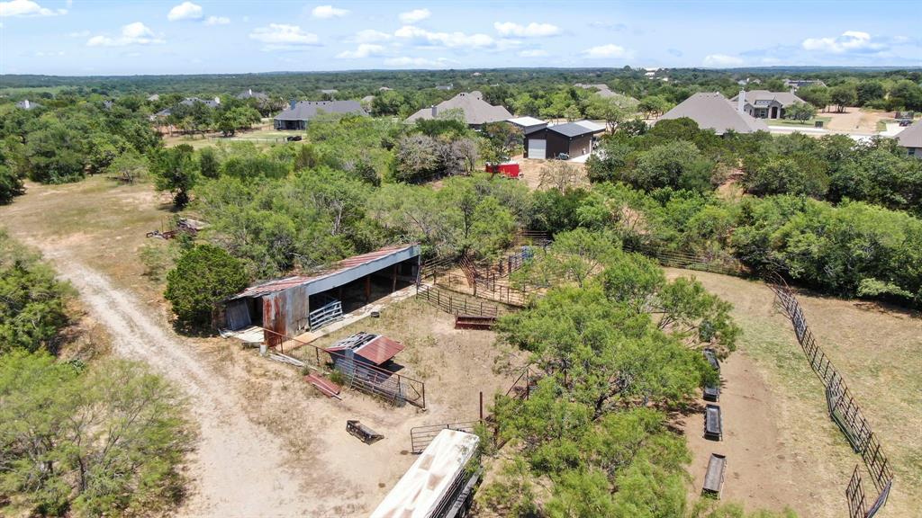 600 Wilson Bend Road Millsap, TX 76066 - Photo 12 of 28 an aerial view of a house with a yard