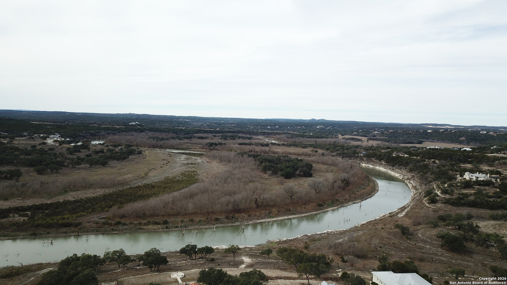 335 Arthur Court Spring Branch, TX 78070 - Photo 9 of 18 an aerial view of residential house and lake view