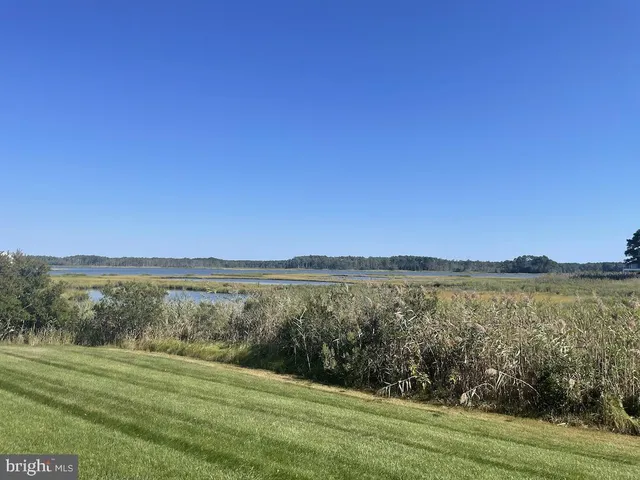 a view of a lake with a mountain