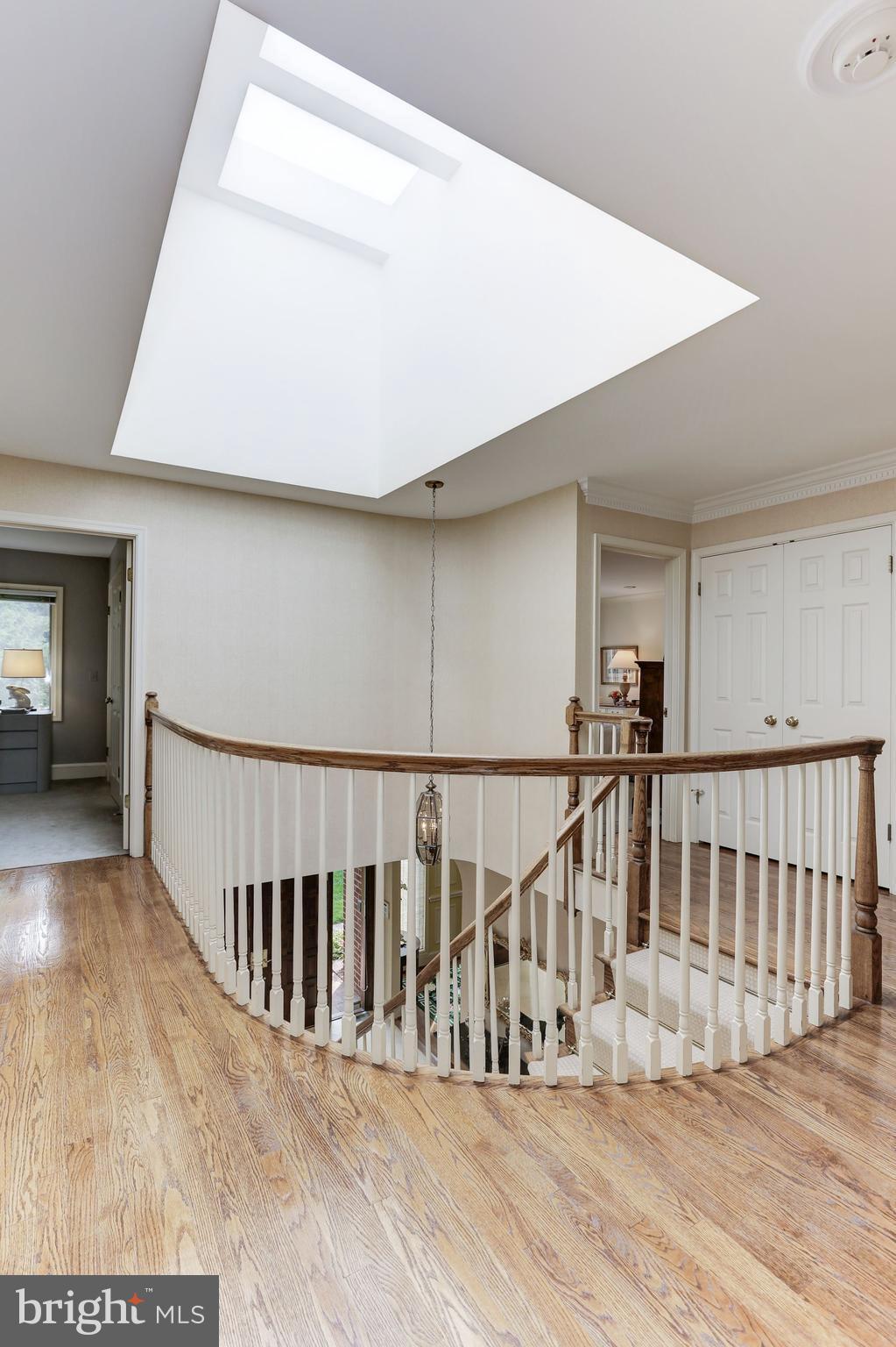 3239 Ellicott Street Northwest Washington, DC 20008 - Photo 19 of 28 Gracious Second Floor Landing w/ Skylight