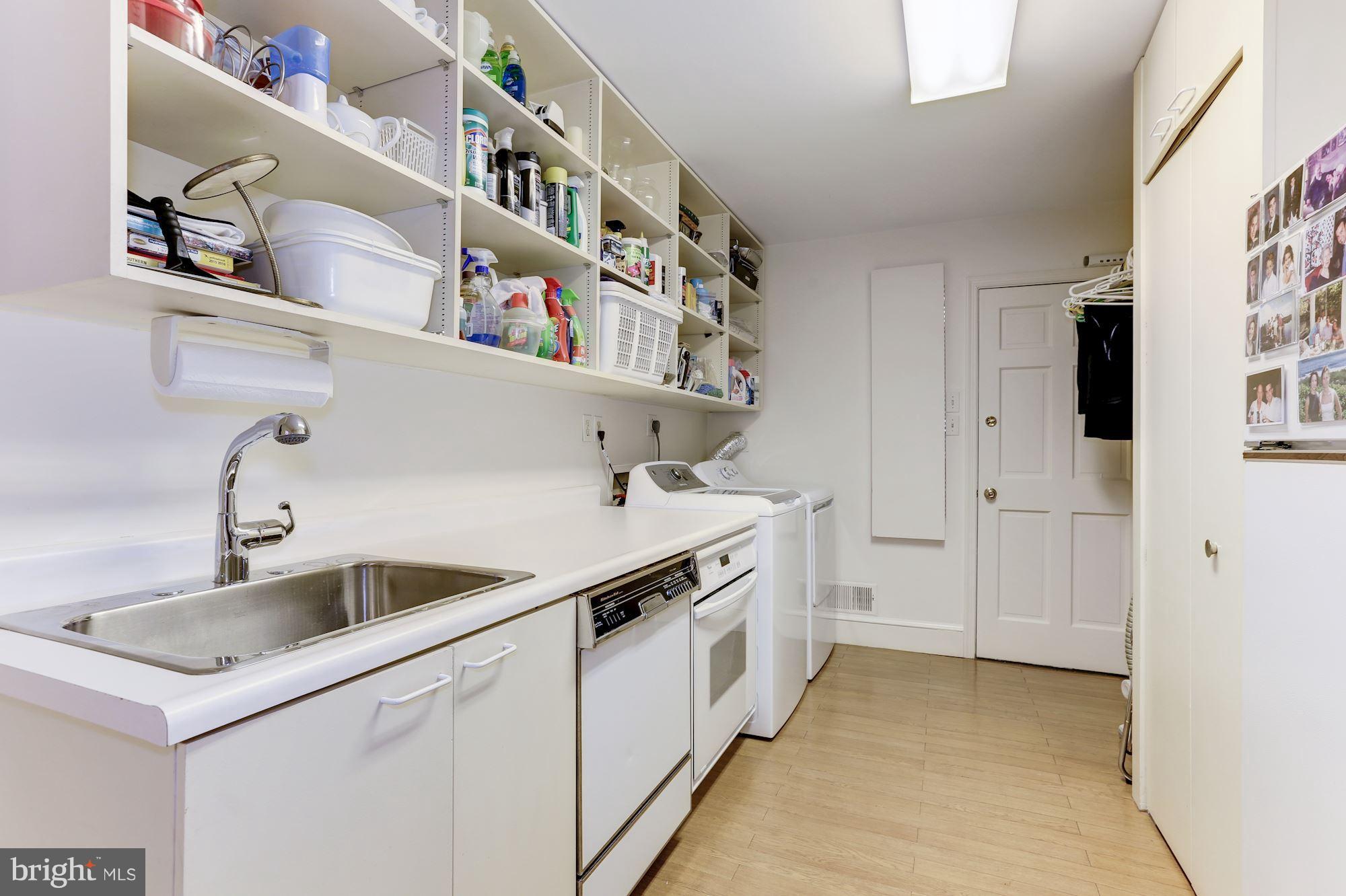 3239 Ellicott Street Northwest Washington, DC 20008 - Photo 27 of 28 Large Laundry Room, Attached to Garage