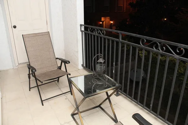 a view of balcony and deck