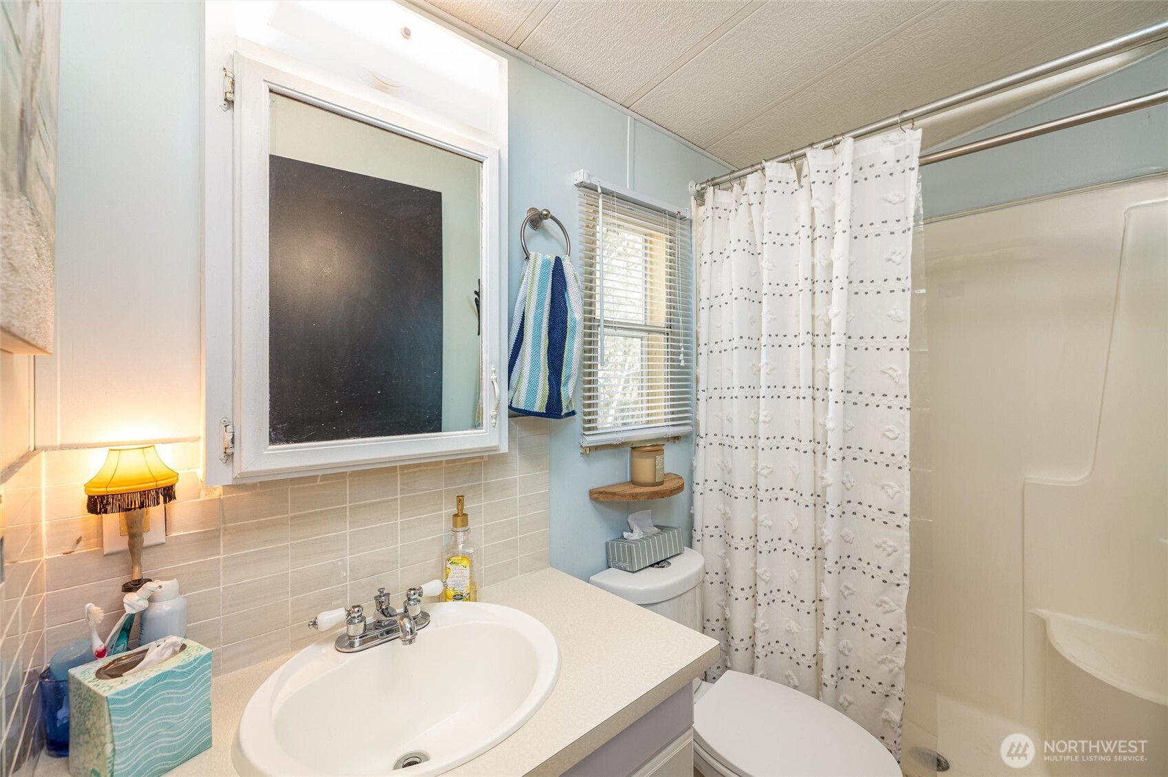 1075 Birch Lane Maple Falls, WA 98266 - Photo 14 of 16 a bathroom with a sink toilet and shower