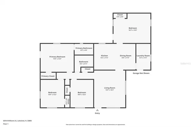 $290,000 | 639 West Williams Street, Lakeland, FL 33805