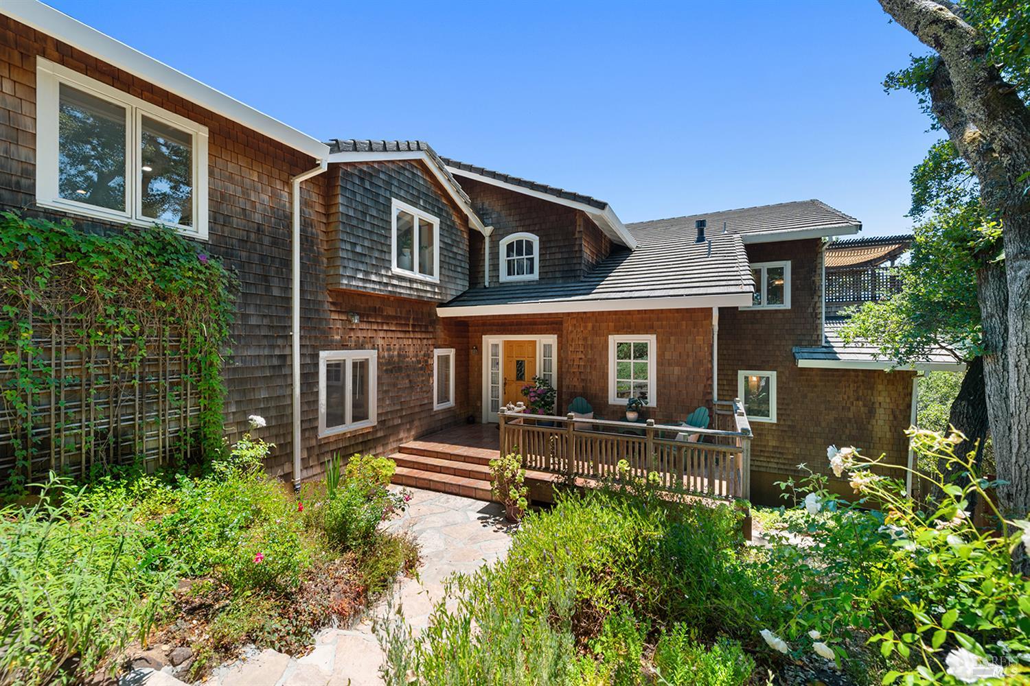 47 Mountain View Road Fairfax, CA 94930 - Photo 1 of 1 a front view of a house with garden