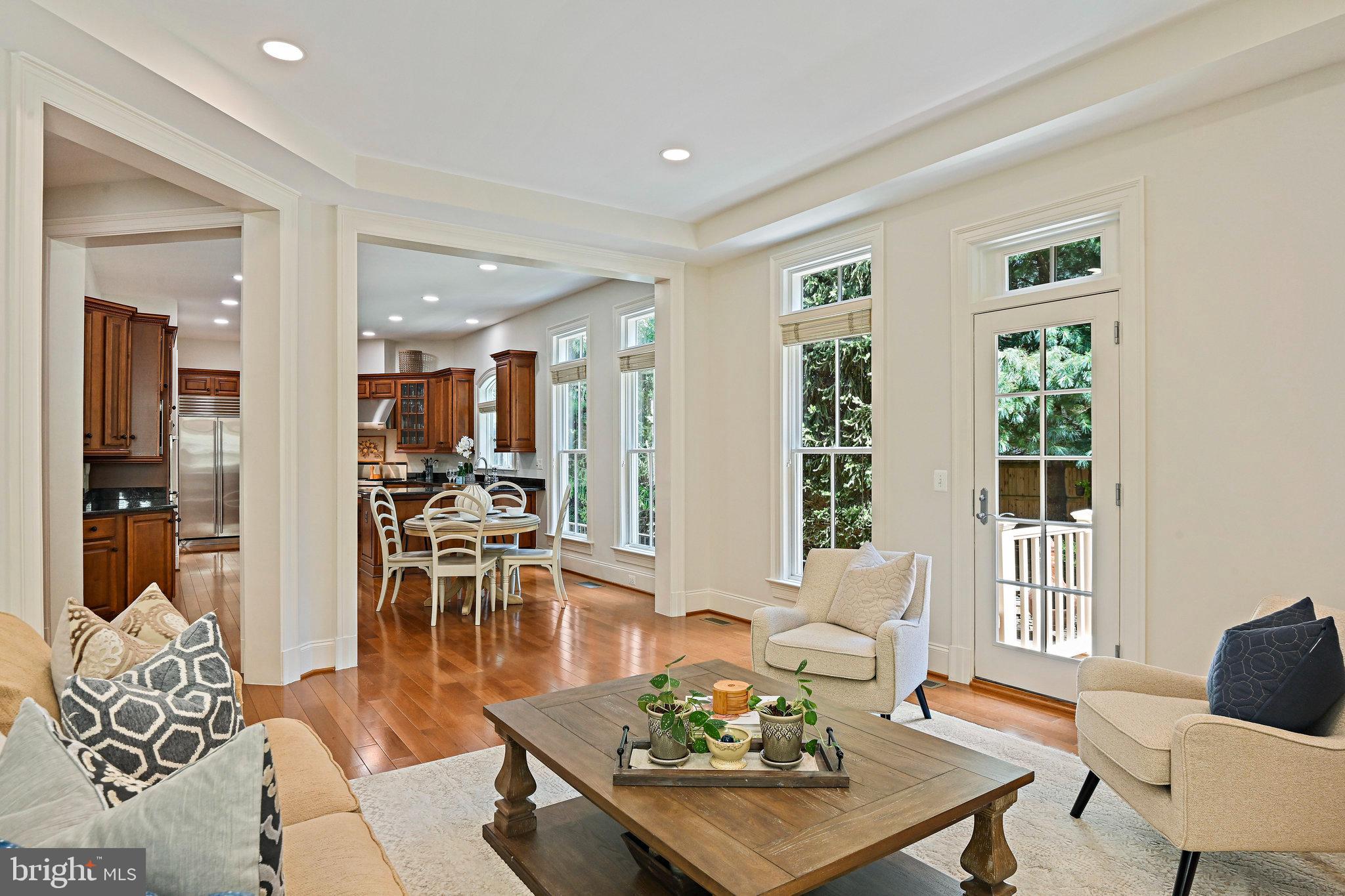 8424 Falcone Pointe Way Vienna, VA 22182 - Photo 17 of 71 a living room with furniture wooden floor and a large window