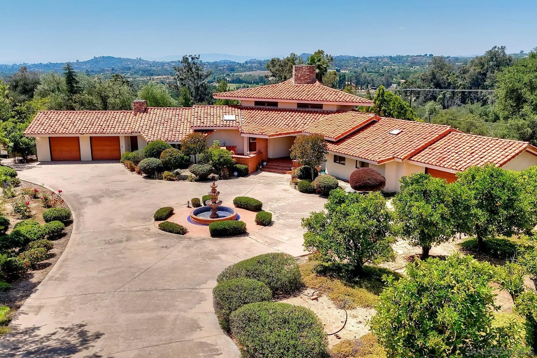 30458 Cool Valley Highlands Road Valley Center, CA 92082 - Photo 3 of 47 an aerial view of a house with garden space and street view