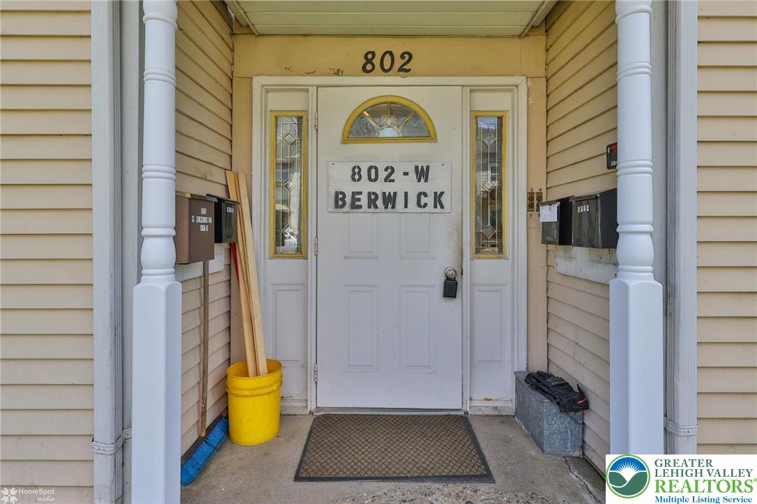 802 West Berwick Street Easton, PA 18042 - Photo 2 of 54 a view of a entryway door of the house