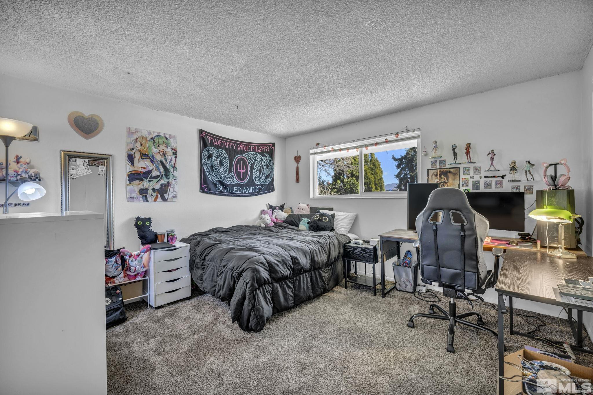 12060 Broken Hill Road Reno, NV 89511 - Photo 14 of 21 a spacious bedroom with a bed a desk and chair