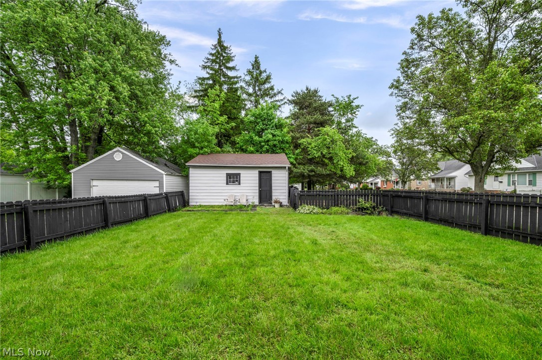 1603 Winchester Road Lyndhurst, OH 44124 - Photo 31 of 34 Fenced in back yard with access to the garage