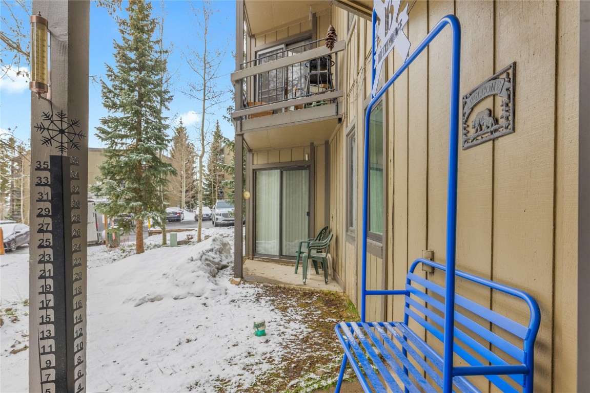 1179 Ski Hill Road, Unit 147 Breckenridge, CO 80424 - Photo 21 of 43 a view of a front door and porch