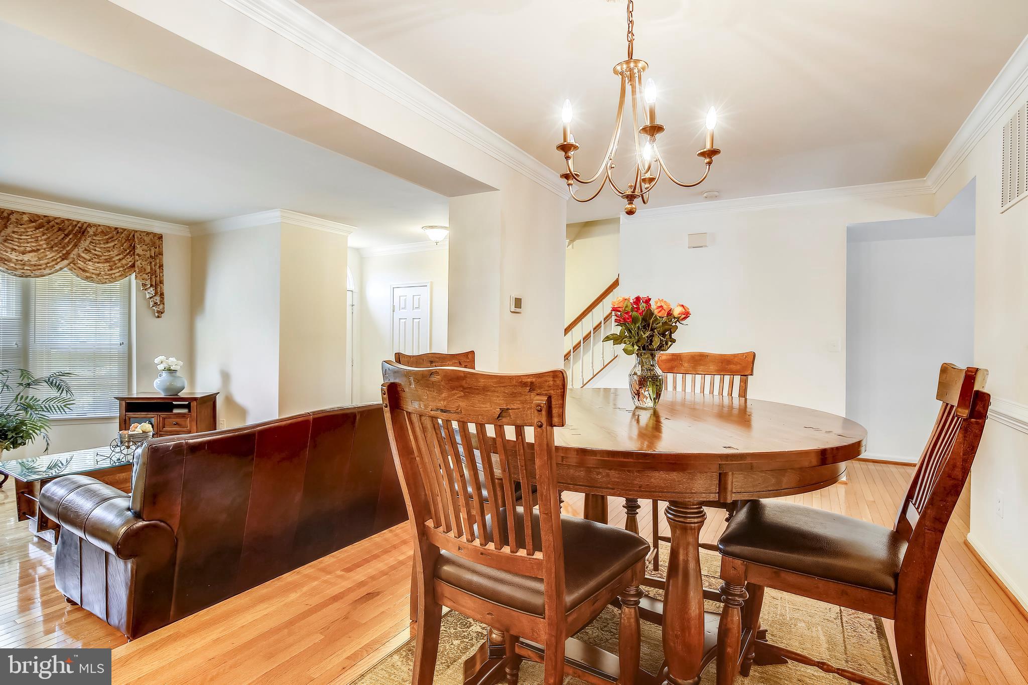 6503 Castine Lane Springfield, VA 22150 - Photo 12 of 54 Gleaming hardwoods in dining room area