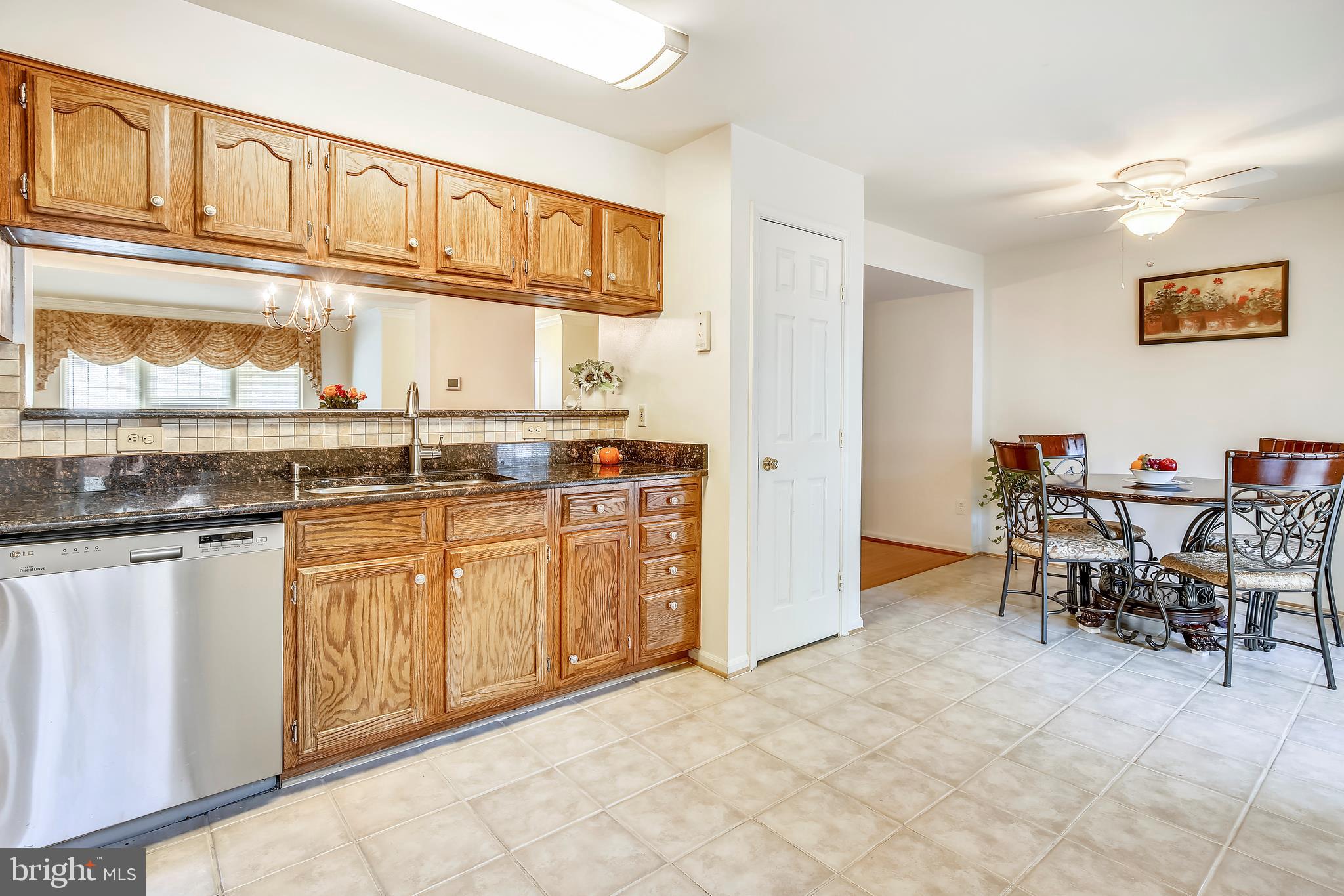 6503 Castine Lane Springfield, VA 22150 - Photo 20 of 54 Kitchen is next to a breakfast area
