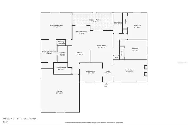 $564,900 | 7729 Lake Andrea Circle, Mount Dora, FL 32757