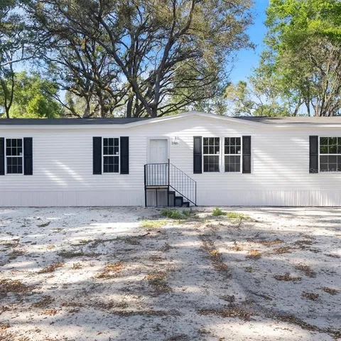 a backyard of a house
