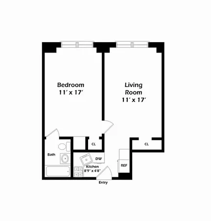 $4,500 | 205 West 88th Street, Unit 10B | Upper West Side