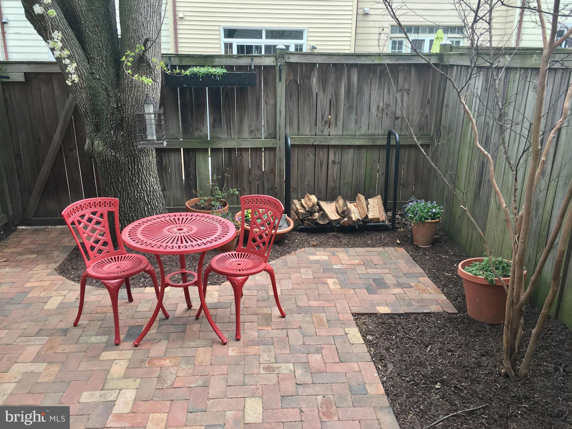 426 West Glebe Road Alexandria, VA 22305 - Photo 21 of 27 Private Patio For Outdoor Entertaining