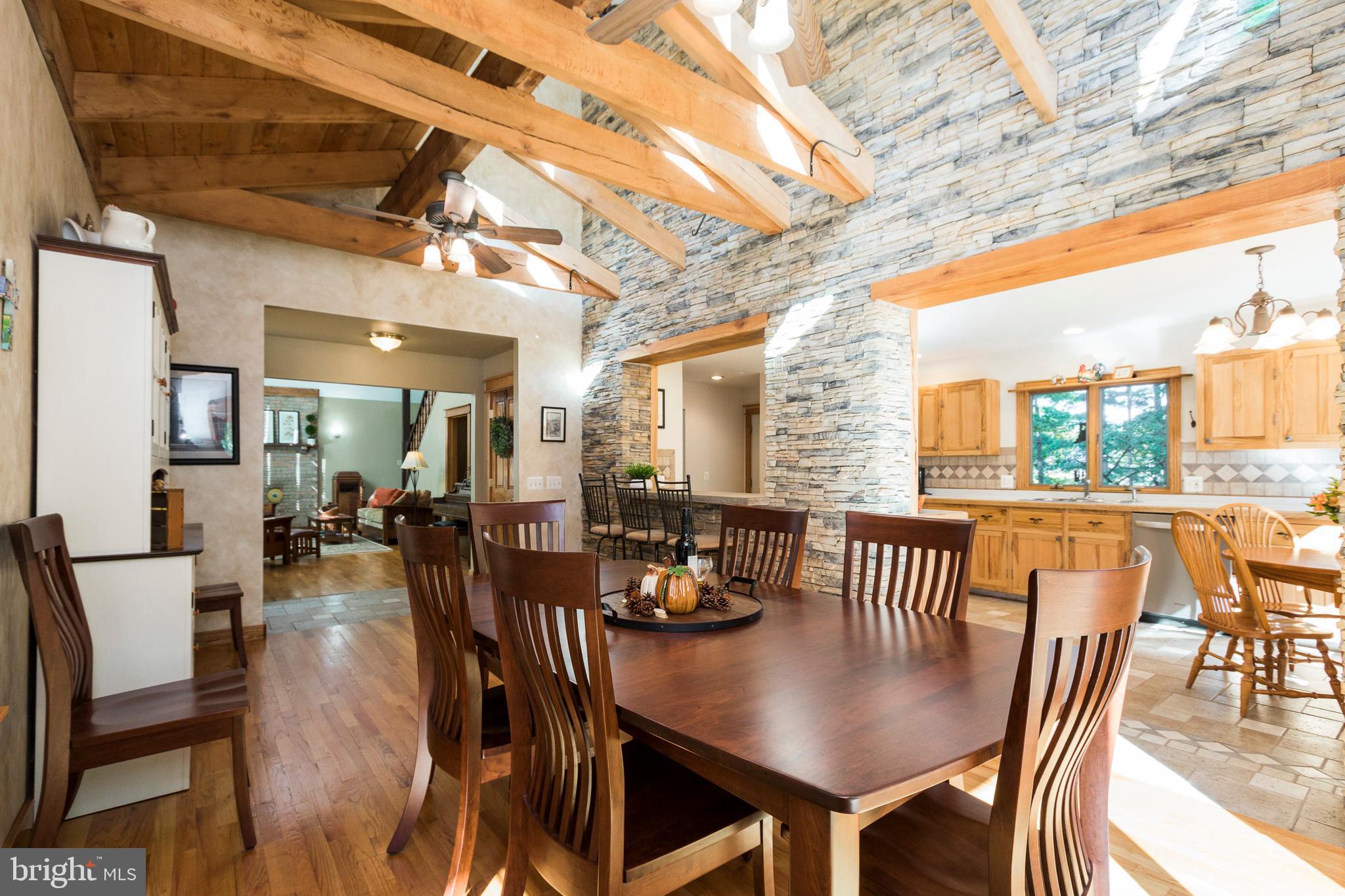 5737 Balls Mill Road Midland, VA 22728 - Photo 15 of 71 Dining Room Opens to Gourmet Kitchen