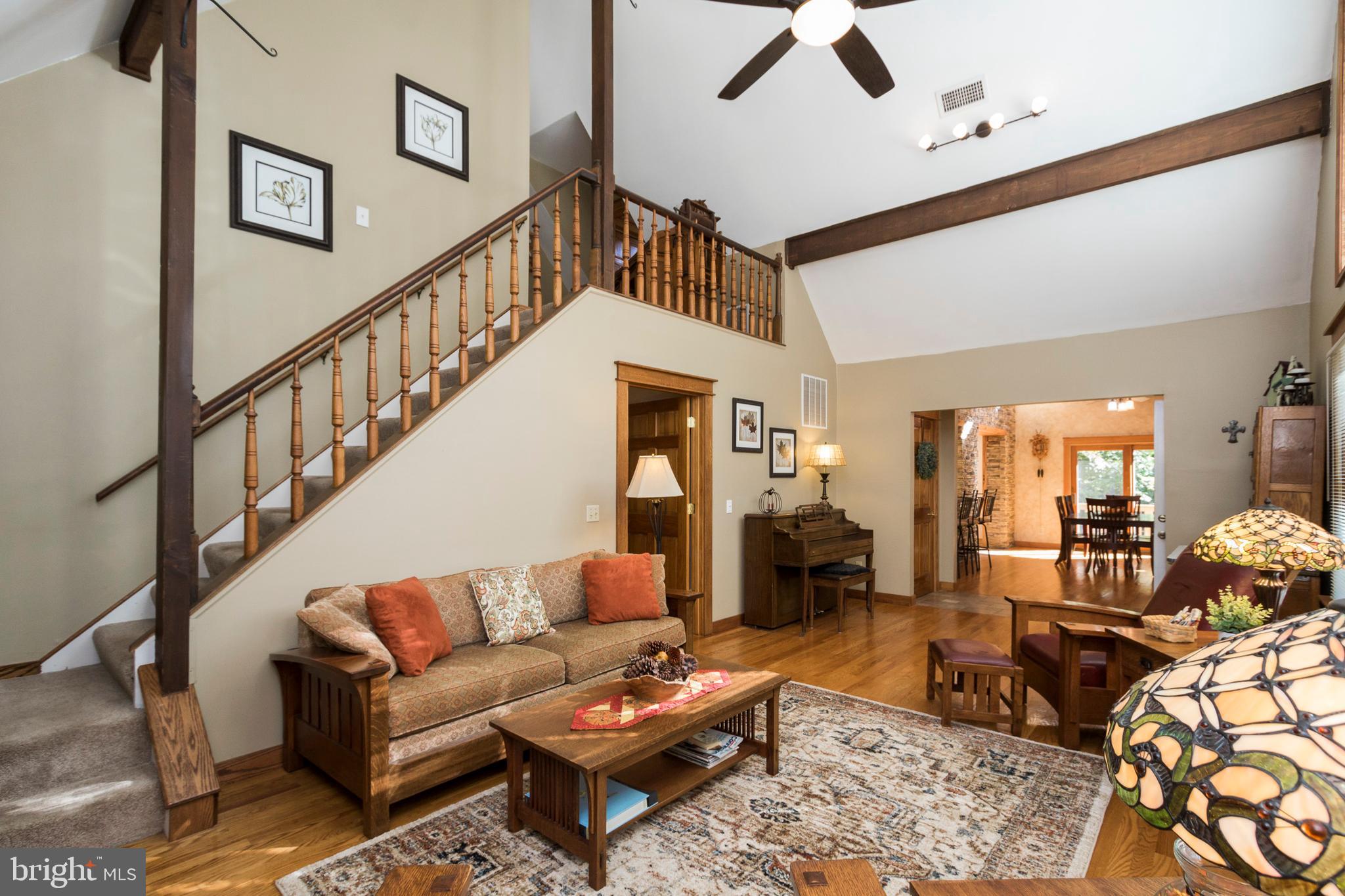 5737 Balls Mill Road Midland, VA 22728 - Photo 25 of 71 Living Room with Stairs to Upper Level