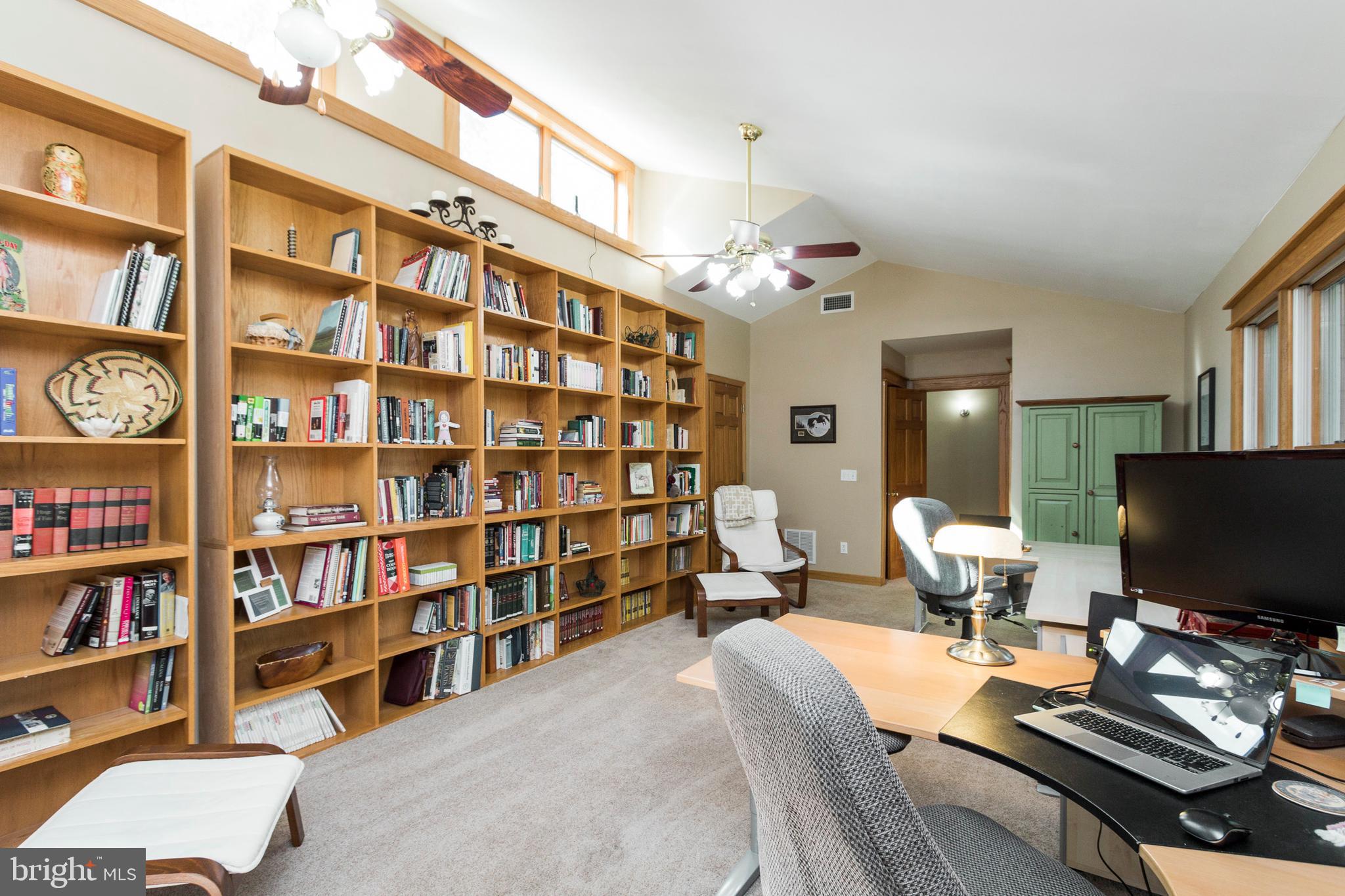 5737 Balls Mill Road Midland, VA 22728 - Photo 44 of 71 Bedroom #2/Office with Soaring Ceiling & Clg Fans