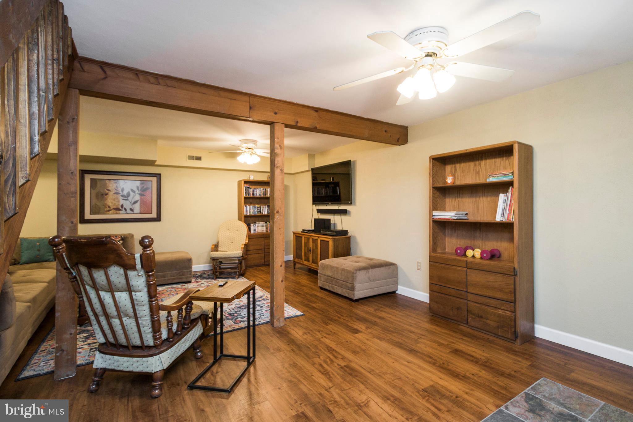 5737 Balls Mill Road Midland, VA 22728 - Photo 48 of 71 Finished Lower Level Rec Room with LVP Flooring