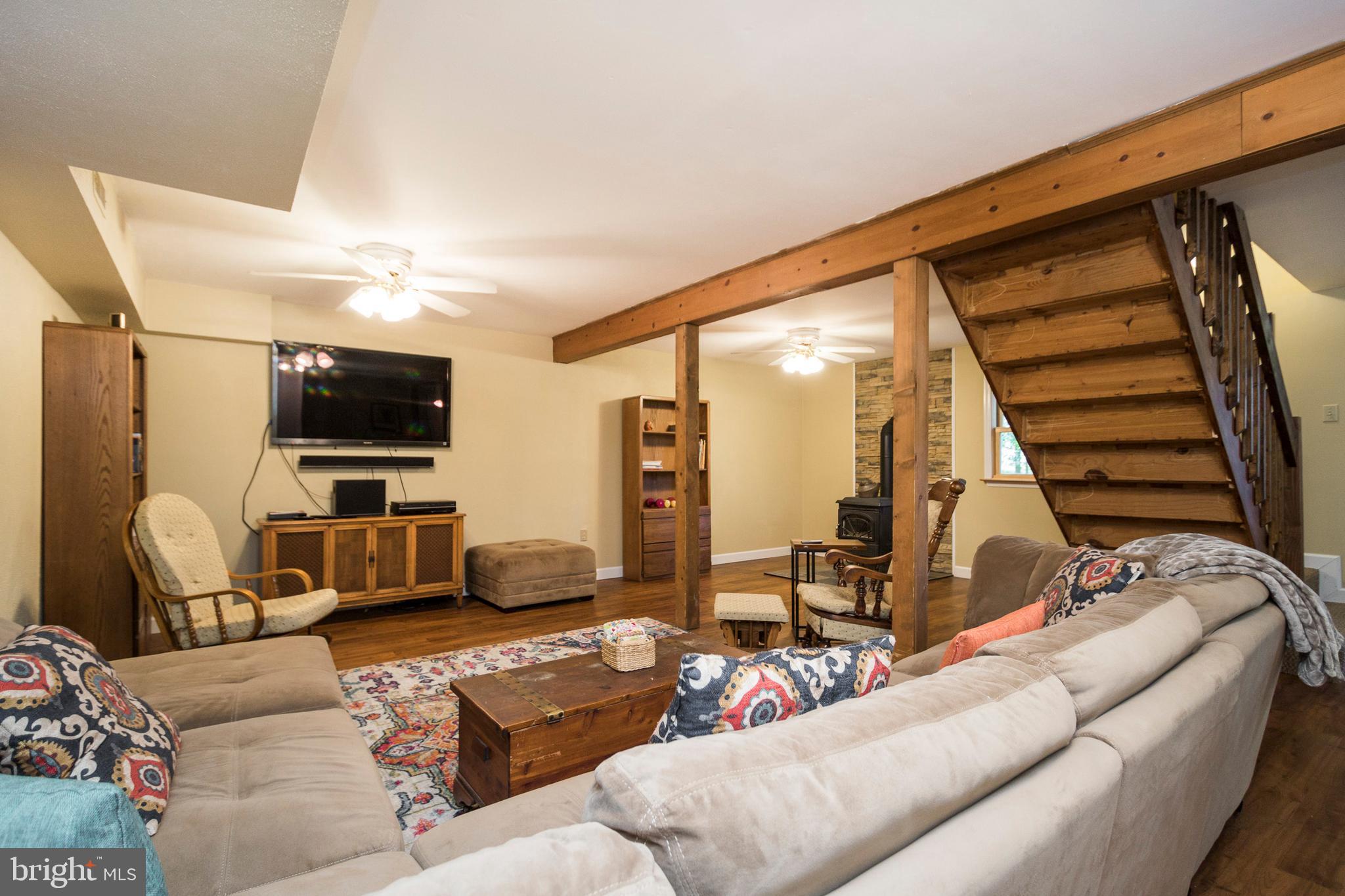 5737 Balls Mill Road Midland, VA 22728 - Photo 49 of 71 Finished Lower Level Rec Room--Spacious Floor Plan