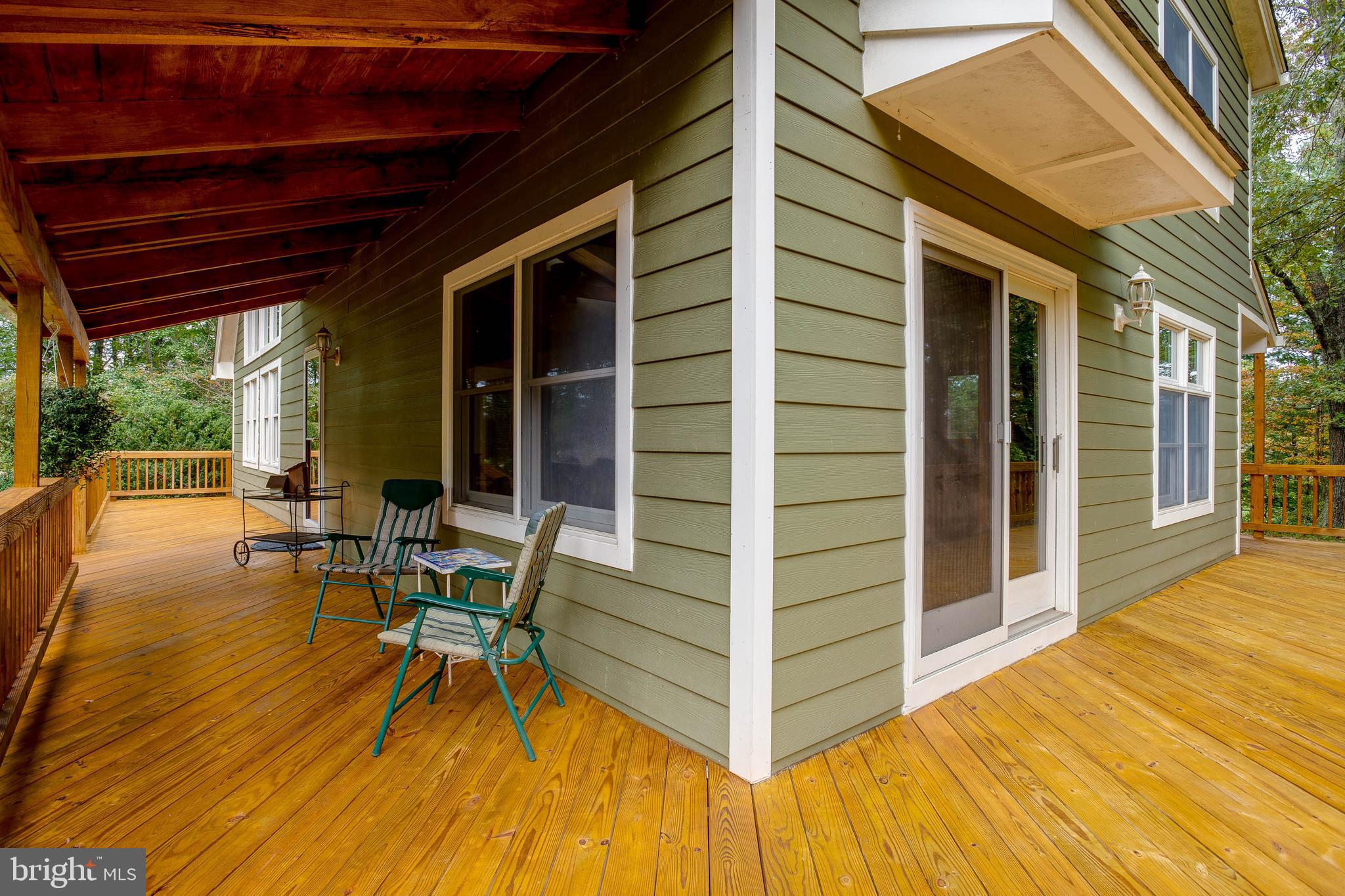 5737 Balls Mill Road Midland, VA 22728 - Photo 56 of 71 Newly Stained ('20) Wraparound Porch