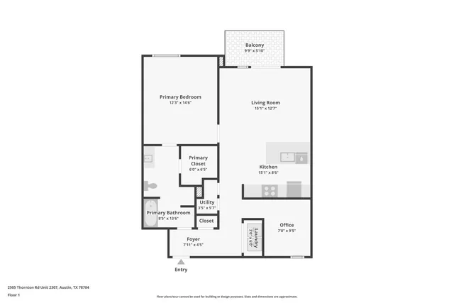 $2,900 | 2505 Thornton Road, Unit 2307, Austin, TX 78704