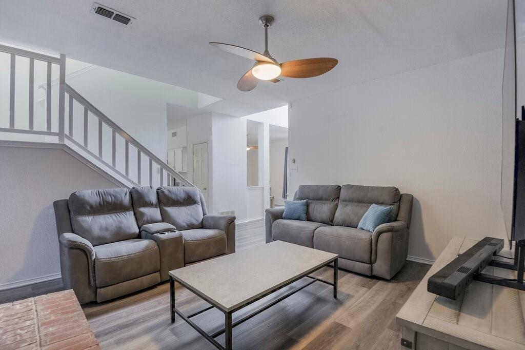5428 Rolling Green Road Arlington, TX 76017 - Photo 10 of 29 Updated lighting in family room