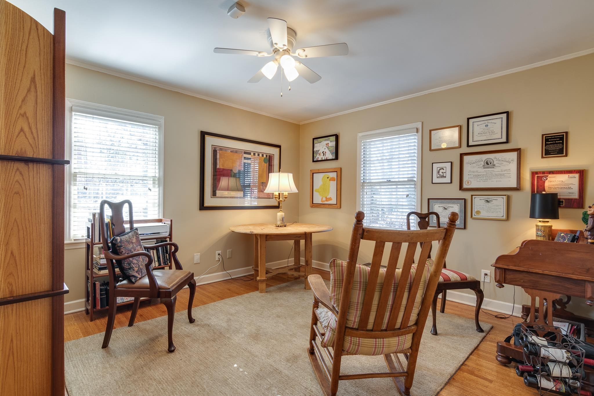 286 North Perkins Road Memphis, TN 38117 - Photo 16 of 25 a view of a livingroom and a dining room with furniture window and wooden floor