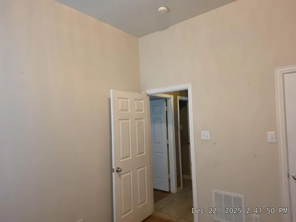 a view of front door