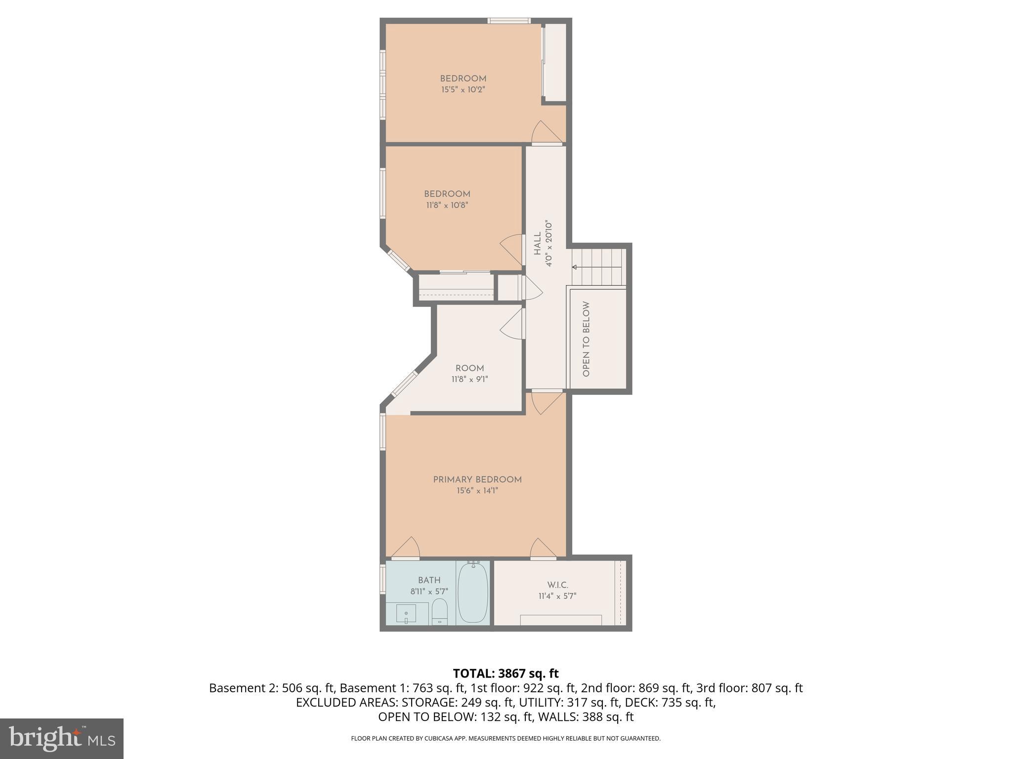 1700 Terrace Road Baltimore, MD 21209 - Photo 35 of 38 Upper 2 - Floor Plan