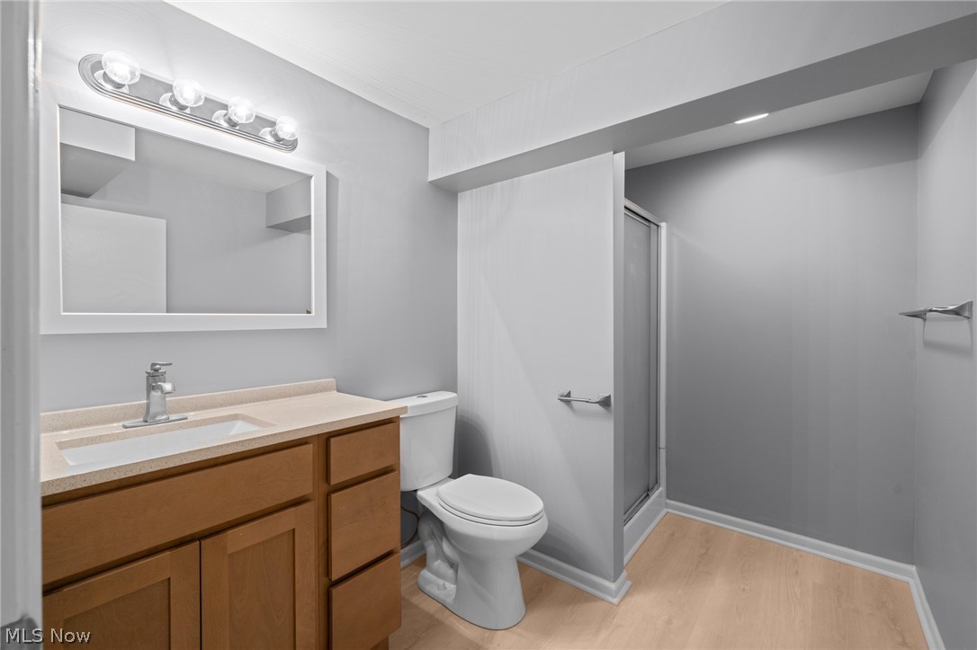 4830 Som Center Road Moreland Hills, OH 44022 - Photo 37 of 48 A full bath, beautifully renewed: this completely renovated space below brings fresh, modern style to every detail.