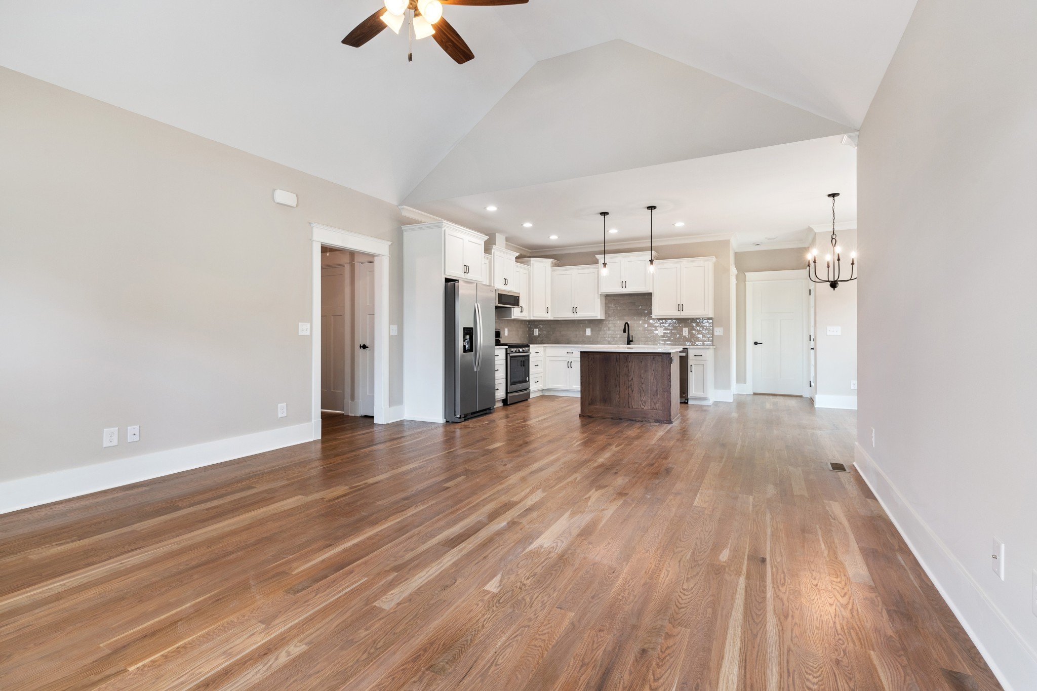 102 Mccreary Dickson, TN 37055 - Photo 6 of 31 a view of kitchen and wooden floor