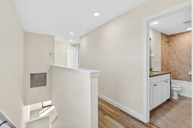 wooden floor in an empty room