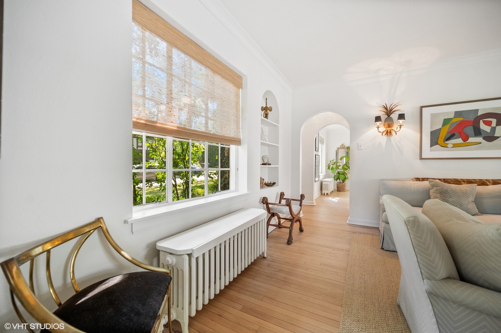 180 Randolph Street Glencoe, IL 60022 - Photo 6 of 36 a living room with furniture and a large window