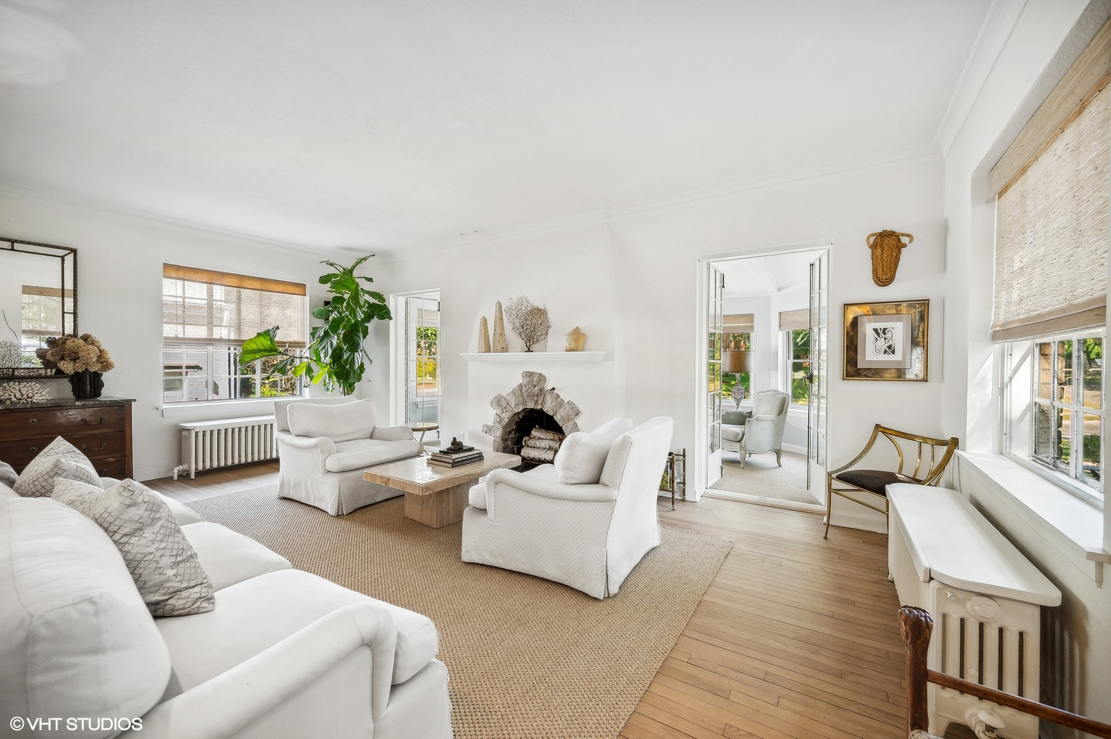 180 Randolph Street Glencoe, IL 60022 - Photo 9 of 36 a living room with furniture and a large window