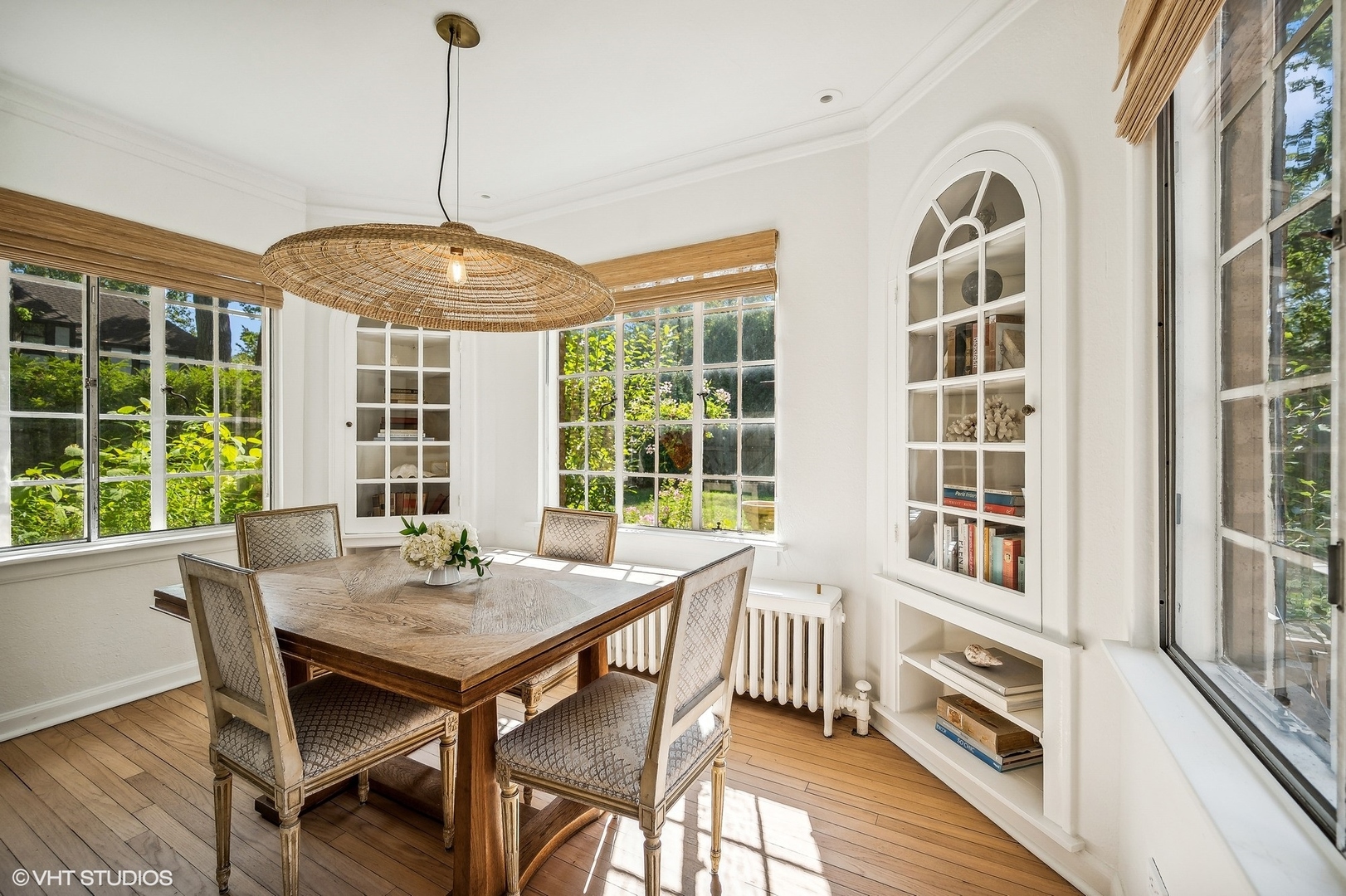 180 Randolph Street Glencoe, IL 60022 - Photo 10 of 36 a view of a dining room with furniture window and outside view