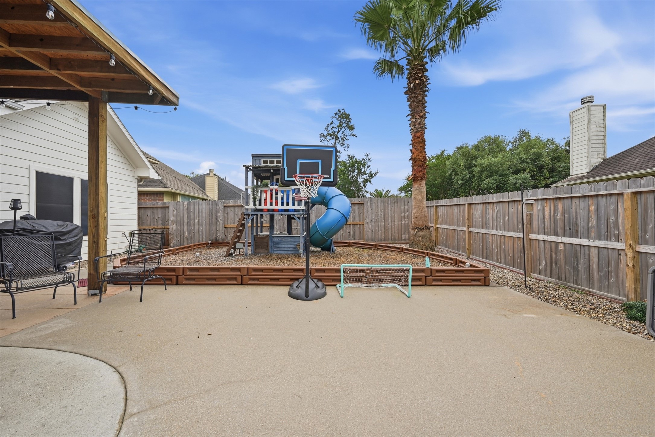 23819 Spring Dane Drive Spring, TX 77373 - Photo 35 of 42 Backyard offers plenty of room for the kids to run and play.