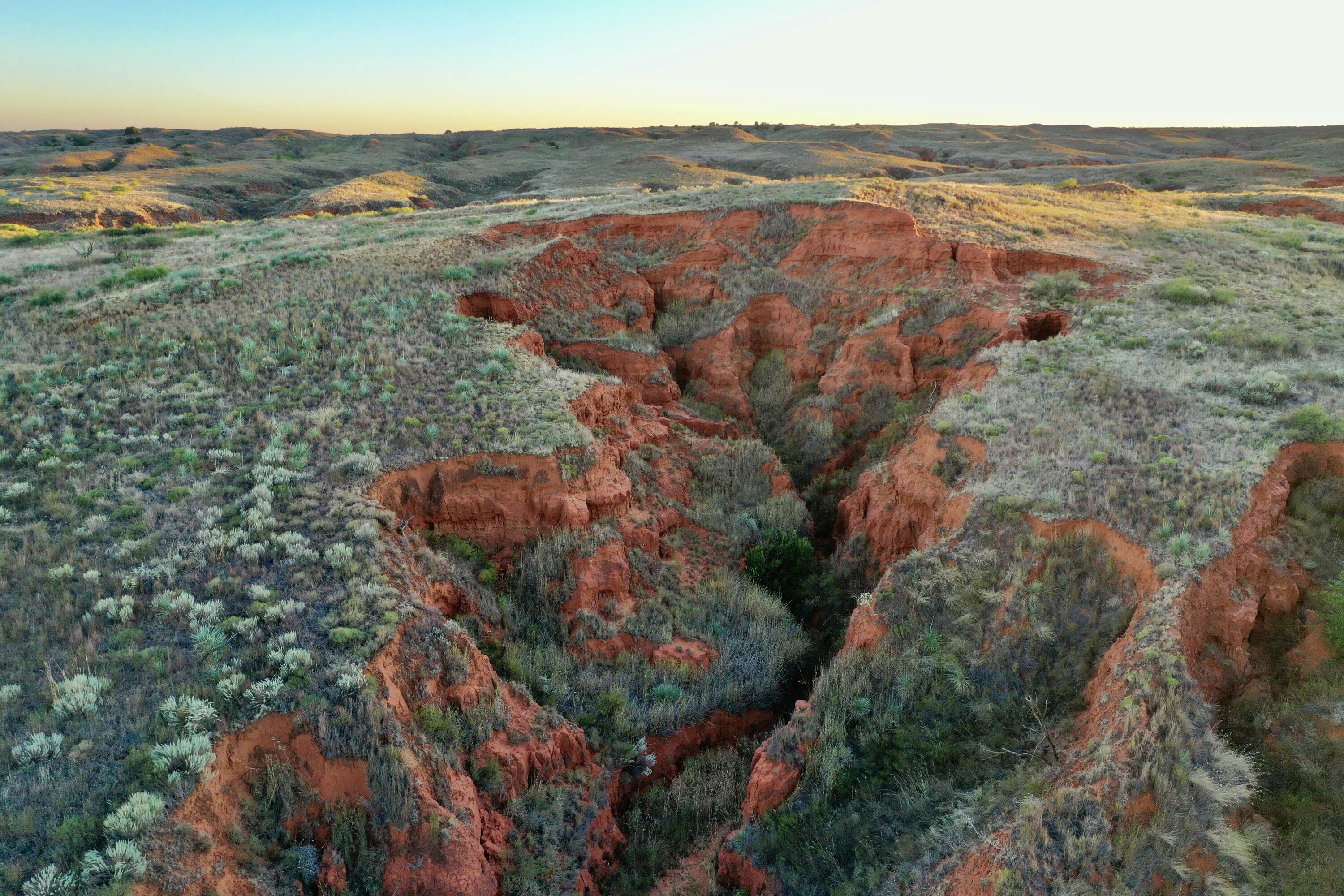 1041 Fm Memphis, TX 79245 - Photo 21 of 72 an aerial view of ocean with residential house and green space
