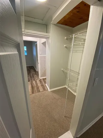 a view of walk in closet
