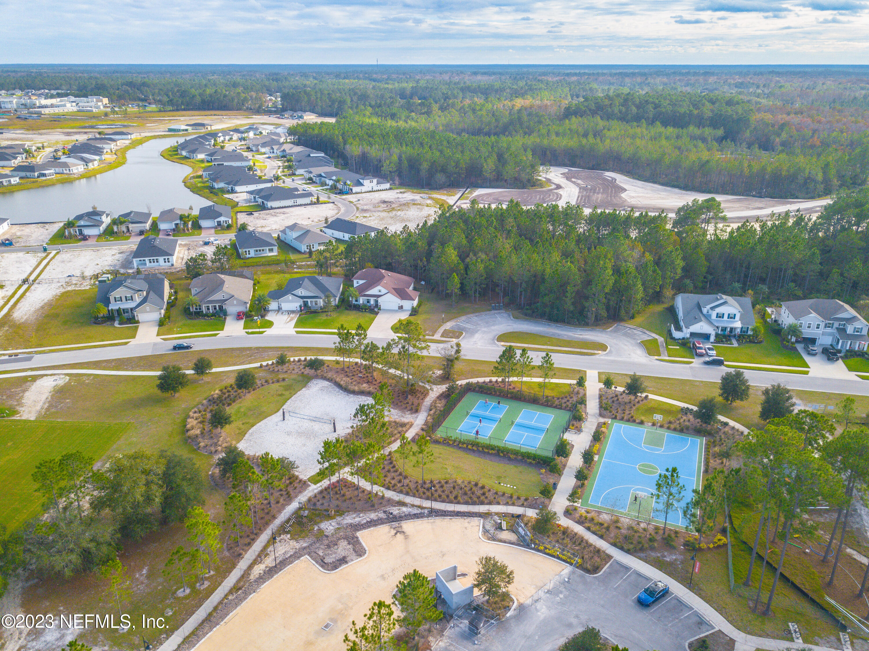 400 Weathered Edge Drive St. Augustine, FL 32092 - Photo 32 of 35 an aerial view of a house with a ocean view