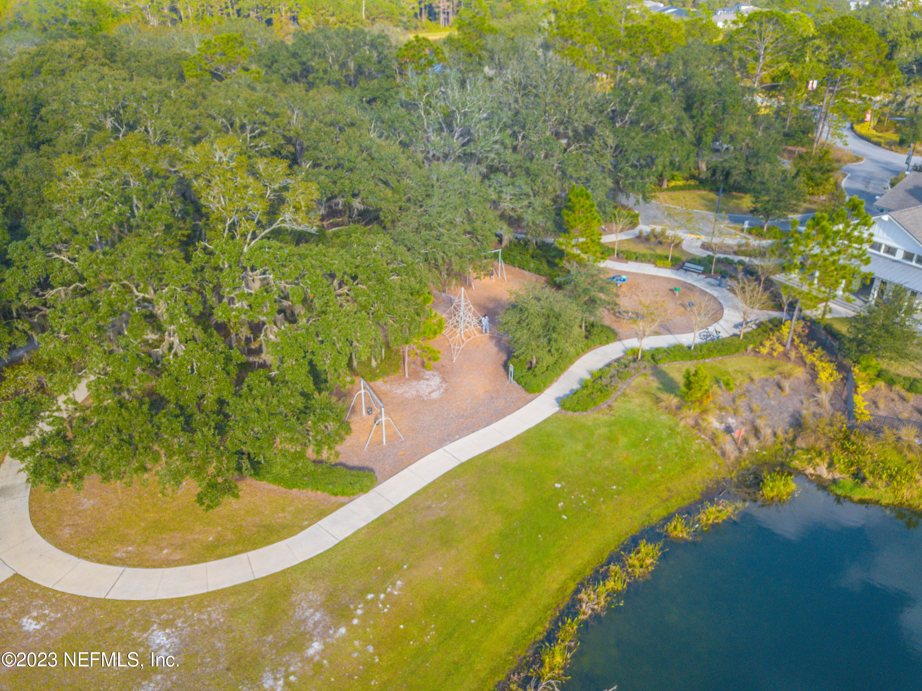 400 Weathered Edge Drive St. Augustine, FL 32092 - Photo 33 of 35 a view of a back yard from a balcony