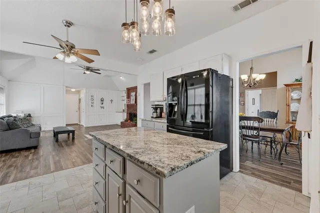 a view of a backyard with a garden