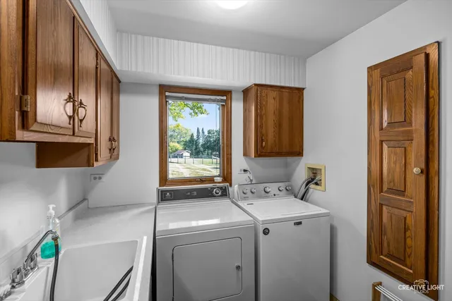 a bedroom with a bed and dresser